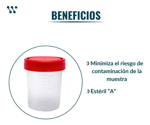 Recolector De Orina Estéril 125 Ml Euromix Hermético Euromix