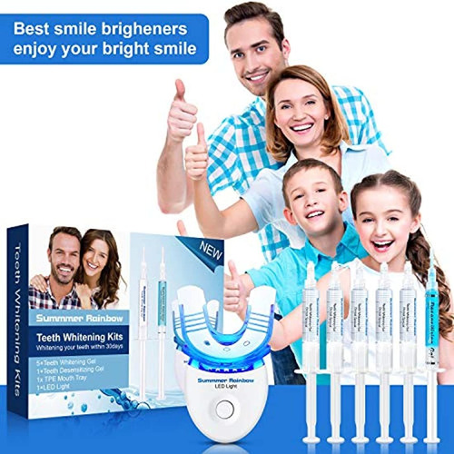 Kit De Blanqueamiento De Dientes Con Bandeja De Luz Led