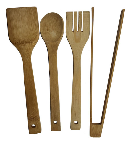 Set De Utensilios De Madera Excelente Cocina ¡¡