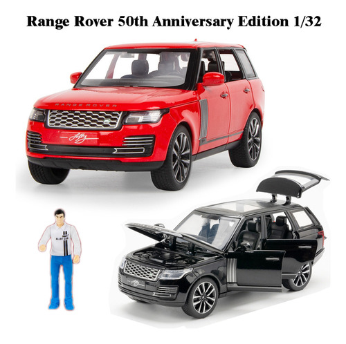 Land Rover Range Rover Miniatura Metal Car Con Luz Y Sonido
