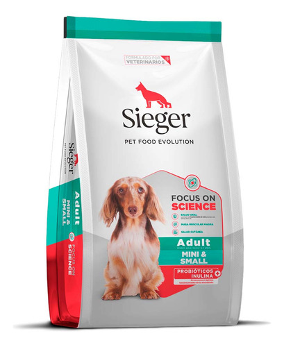 Alimento para perro Sieger Adulto Pequeño Mini X 1kg