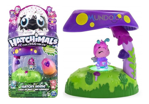 Hatchimals Nido Luz Y Huevo Bosque Playa Jardin Mundotoys