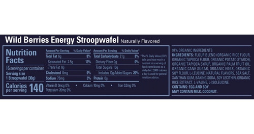 Imagen 2 de 2 de Stroopwafel De Gu Sabor Wild Berries