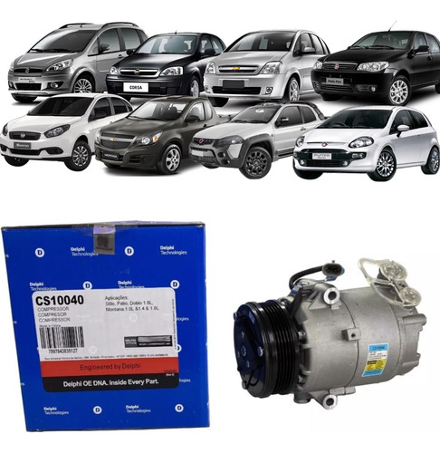 Compressor Ar Condicionado Gm Montana 1.8 Flex 2003 A 2012