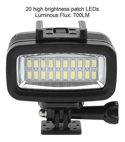 Luz Llenado Impermeable 5500 Regulable Video Led Buceo