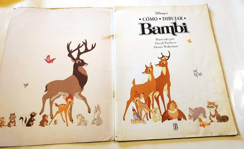Bambi - Como Dibujarlo - Libro - Disney's - Ediciones B (Usado)