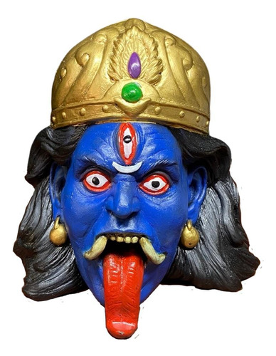 Incensário Busto Deusa Kali Realista - Hindu