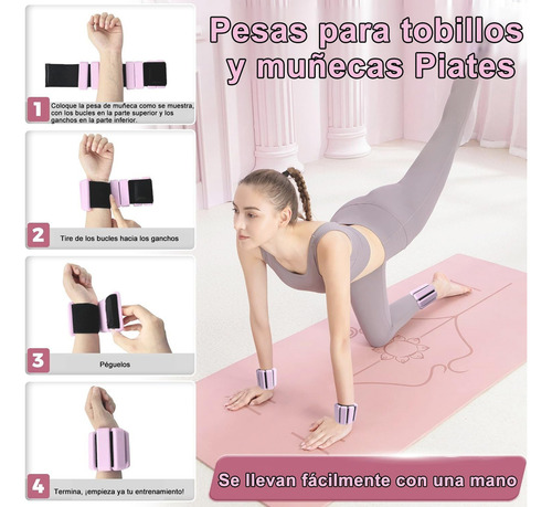 2pcs Polainas Para Tobillo, 2lb(900g) Pesas Para Tobillos Y
