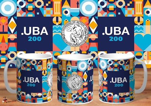 Taza Uba 200 Aniversario Universidad De Buenos Aires Logo 4k