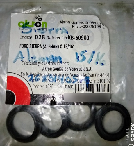 Kit De Gomas Frenos Ford 15/16