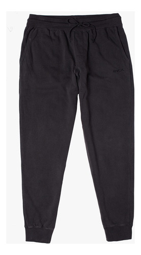 Pants Rvca Hombre Tonally Fleece Il Gris, Talla M, Algodón