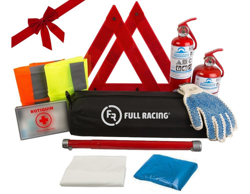 Kit De Emergencia Reglamentario Para Autos 10 Elementos Vtv