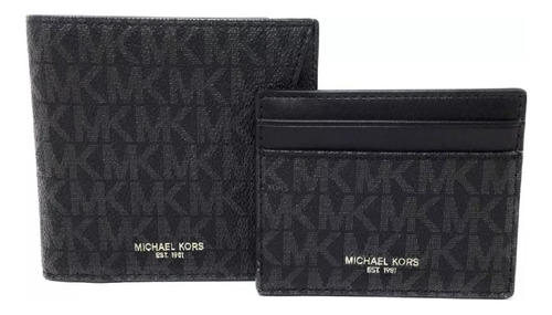 Set De Cartera Y Tarjetero Michael Kors 36h9lgff7b Negro