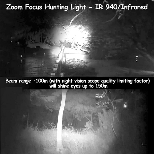 Linterna Infrarroja Led 850nm Ir Antorcha De Visión Nocturna