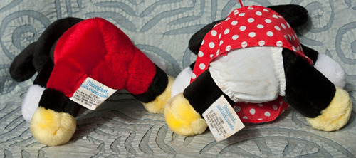Peluche Mickey Y Minnie Disney Stores Original 20 Cm