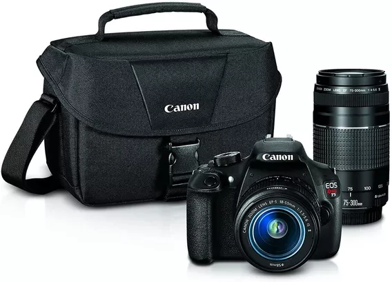 Canon Eos Rebel T5 Con Dos Lentes Y Estuche