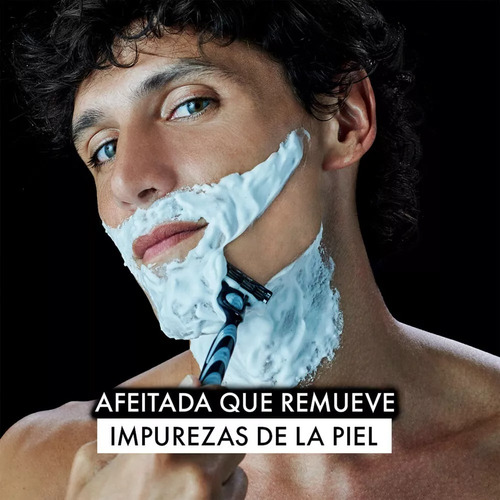 Gillette Mach3 Carbono Repuestos De Afeitar X 4 Unidades