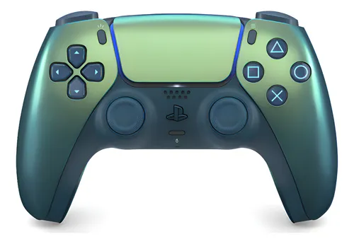Controle sem fio DualSense Chroma Teal PS5 Sony CFI-ZCT1W cor ver...