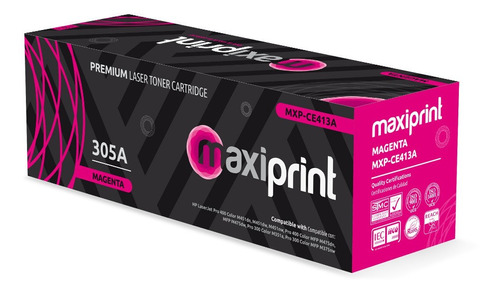 Toner Maxiprint Compatible Hp 305a Magenta (ce413a)