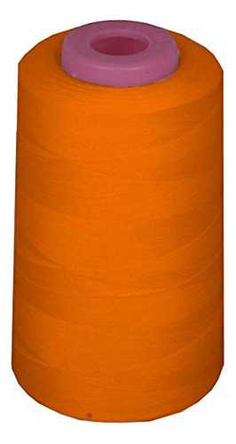 Hilo Remalladora De Cono 100% Poliéster, Naranja A224
