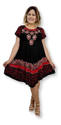 Vestido Indiano Curto De Manga MercadoLivre