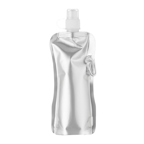 Imagem 3 de 6 de 60 Unidades Squeeze Dobrável Com Mosquetão, 480ml