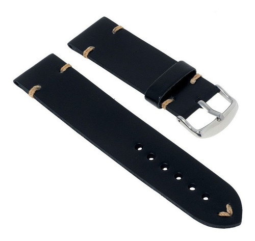 Pulseira Relógio Couro Legítimo Soleta 24mm Carta Registrada