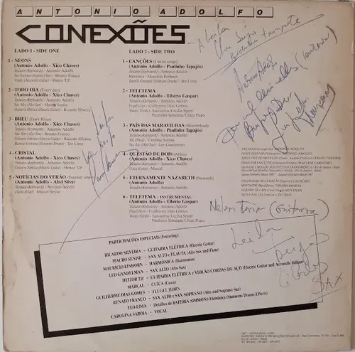 Vinil Lp Disco Antonio Adolfo Conexões Autografado | MercadoLivre