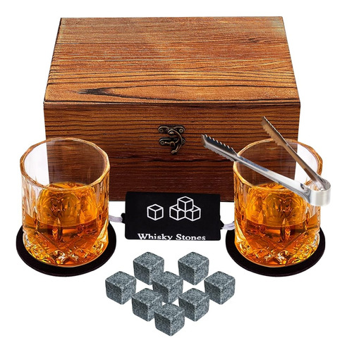 Dioxadop Whiskey Stones Gift Set Whiskey Glass Set Regalos P