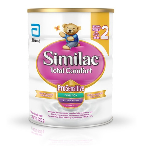 Leche Similac Comfort 2 Pro Sensitive 800 Gr
