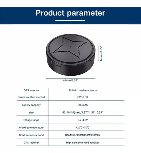 Mini Grabadora De Voz Gps For Coche Y Motocicleta