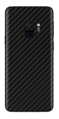 Skin Adesivo Fibra Carbono Compatível Samsung Galaxy S9