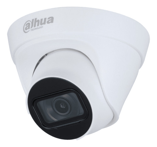 Dahua Cámara Ip Domo HDW1230T1-S4 Resolución 2MP 105 Grados de Apertura Lente de 2.8mm IR Inteligente de 30 Mts Protección IP67 Compresión de video H265 Blanco