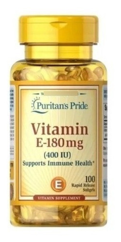 Puritan's Pride Vitamin E-180mg 100 - Unidad a $999