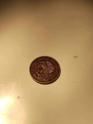 Moneda 1965 Error. $5 Centavos De Josefa Ortiz De Domínguez. (Usado)
