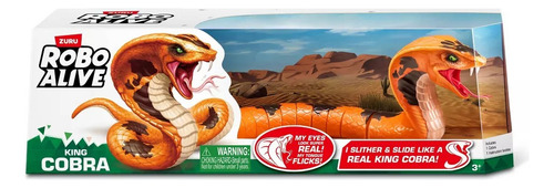 Zuru Robo Alive King Cobra Juguete Electronico Mini Animal