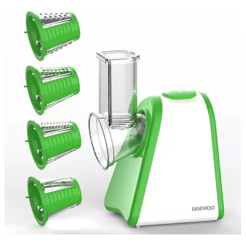 Rallador Eléctrico Daewoo Salad Maker Sm3617 4 Conos 200w