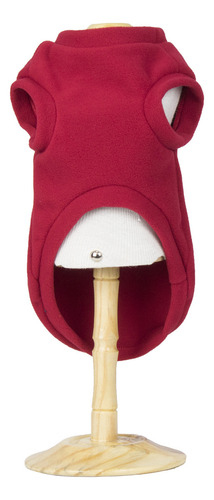 Agasalho De Inverno Loved Vermelho Tamanho P Para Cachorro Até 3kg