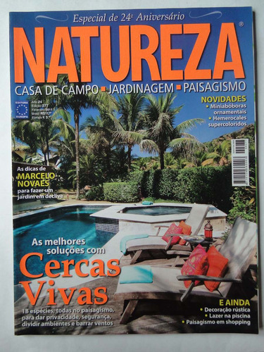 Revista Natureza-casa De Campo-jardinagem-paisagismo Nº 277