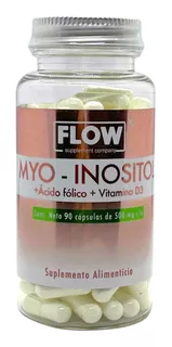 Myo Inositol Vitamina D3 90 Cápsulas 500 Mg Flow