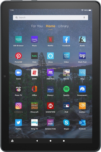 Imagen 3 de 5 de Tablet Amazon Fire HD 10 2021 KFTRWI 10.1" 32GB black 3GB de memoria RAM