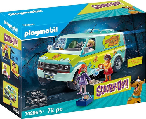 Playmobil Scooby Doo La Máquina Del Misterio Con Auto 70286