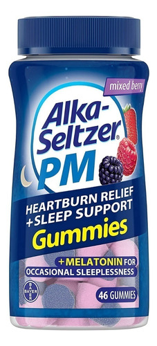 Alkaseltzer Acidez Estomacal Plus Soporte Para Sueño 46caps