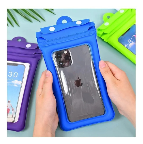 Kit 10 Capas Celular Á Prova D'água Flutuante Não Afunda