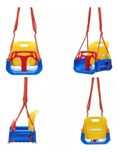 Columpio 3 En 1 Silla Ajustable Portátil Asiento Bebé Niños