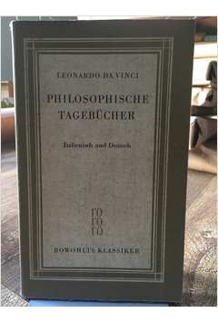 Livro Philosophische Tagebucher - Leonardo Da Vinci [1958]