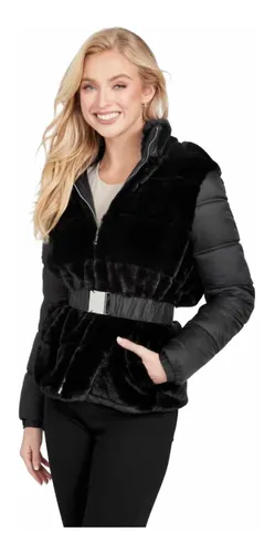 Chamarra guess store negra mujer