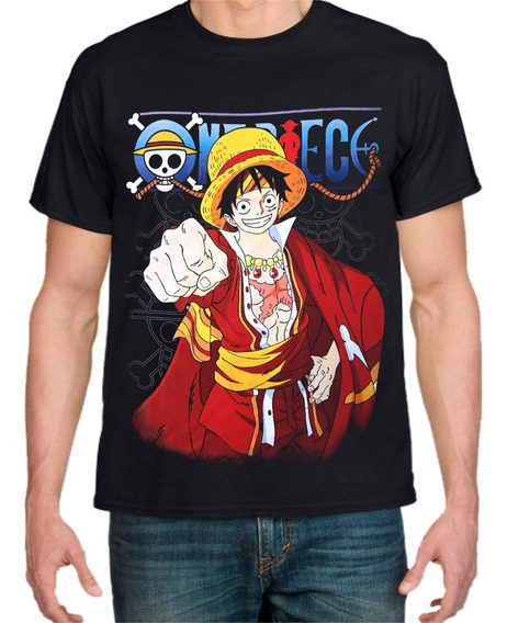 Camiseta Compatible One Piece Monkey Luffy Anime 