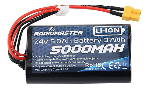 Bateria Lipo 7.4v 5000mah 2s Jst Radiomaster
