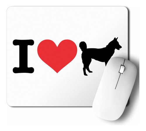 Mouse Pad I Love My Husky Siberiano (d0996 Boleto.store)